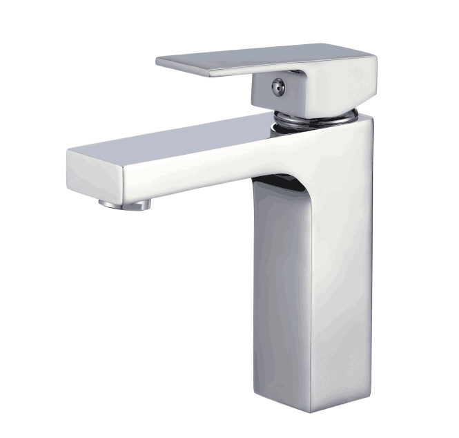 4113bn Single Handle Bathroom faucet 5 4/5" x 6 4/5" Brushed Nickel - Image 1