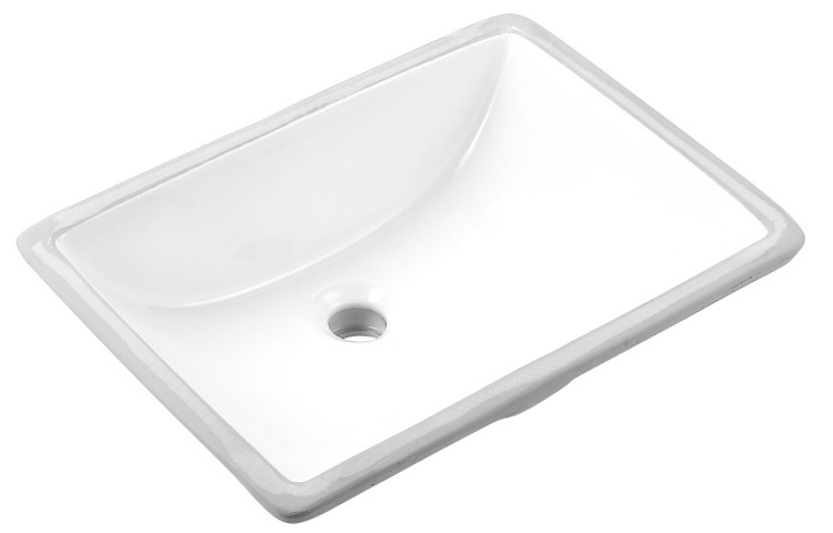 ra-vssq20_thumb Ceramic square undermount sink 20 1/4"L x 15 1/8"W x 7 1/2"H - Image 1